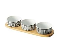 Paris Prix Secret de Gourmet - Set Apéritif 4 Pièces Bohémia 29cm Naturel
