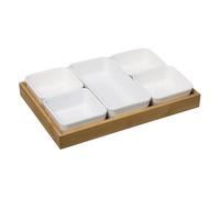 Paris Prix Secret de Gourmet - Set Apéritif 6 Pièces 28cm Naturel