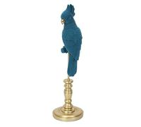 Paris Prix Statuette Décorative Perroquet 37cm Bleu