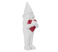 Paris Prix Statuette Design Nain de Jardin Love 33cm Blanc