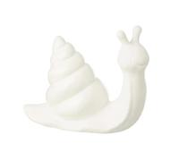 Paris Prix Statuette Escargot d'Extérieur Jardin 31cm Blanc