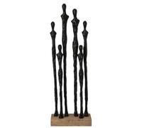 Paris Prix Statuette Silhouettes sur Socle Jorunn 54cm Noir