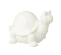 Paris Prix Statuette Tortue d'Extérieur Jardin 37cm Blanc
