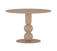 Paris Prix Table à Manger Ronde Boule 110cm Marron