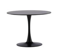 Paris Prix Table à Manger Ronde Glade 100cm Noir