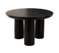 Paris Prix Table à Manger Trio en Bois Cave 120cm Noir