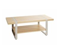 Paris Prix Table Basse 2 Niveaux Evy 120cm Naturel & Gris