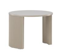 Paris Prix Table Basse Nervurée Bristol 60cm Beige
