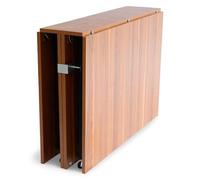 Paris Prix Table Console Extensible Effet Bois Troy 100-300cm Bois Noisette