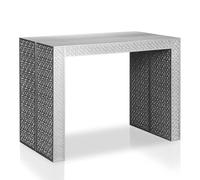 Paris Prix Table Console Extensible Orient 50-200cm Gris