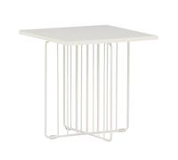 Paris Prix Table d'Appoint Design Dayton 40cm Blanc