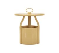 Paris Prix Table d'Appoint Design Iris 44cm Crème