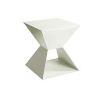 Paris Prix Table d'Appoint Design Sablier 45cm Blanc