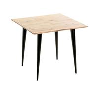 Paris Prix Table d'Appoint en Bois Ciotat 46cm Naturel & Noir