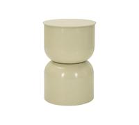 Paris Prix Table d'Appoint en Métal Oyi 46cm Crème