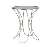 Paris Prix Table d'Appoint en Métal Trixy 68cm Argent
