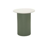 Paris Prix Table d'Appoint Frankfurt 45cm Vert & Blanc