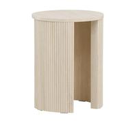 Paris Prix Table d'Appoint Nervurée Bristol 52cm Naturel