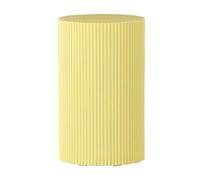 Paris Prix Table d'Appoint Nervurée Lenox 50cm Jaune