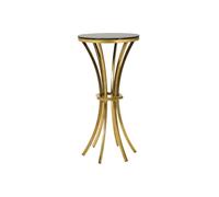 Paris Prix Table d'Appoint Shanty 81cm Noir & Or