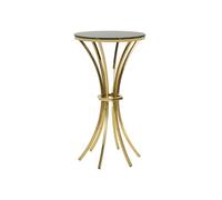 Paris Prix Table d'Appoint Shanty 92cm Noir & Or