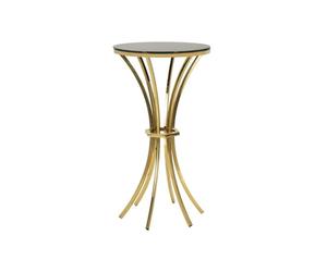 Paris Prix Table d'Appoint Shanty 92cm Noir & Or