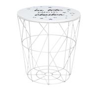 Paris Prix Table d'Appoint Tête dans Les Étoiles 30cm Blanc