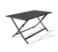 Paris Prix Table de Jardin Pliante Marius 140cm Gris Anthracite