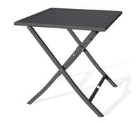 Paris Prix Table de Jardin Pliante Marius 70cm Gris Anthracite
