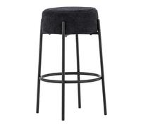 Paris Prix Tabouret de Bar Bouclette Tucson 70cm Noir