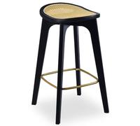 Paris Prix Tabouret de Bar Cannage Yori 67cm Noir