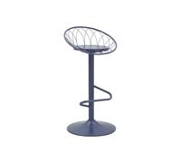Paris Prix Tabouret de Bar en Métal Clox 92cm Bleu
