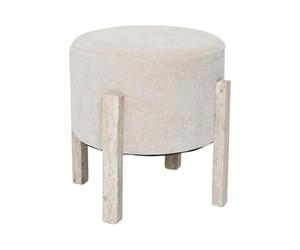 Paris Prix Tabouret Design Emilia 35cm Beige