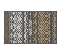 Paris Prix Tapis Déco Rectangle Zaparos 50x80cm Or & Gris