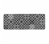 Paris Prix Tapis Tissé Imprimé Bizancia 45x120cm Gris