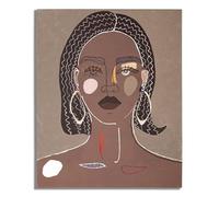 Paris Prix Toile Imprimée Déco Tribal Face 80x100cm Marron
