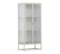 Paris Prix Vitrine 2 Portes Design Garis 160cm Beige