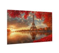 Paris Puzzle 5000 Pièces Adultes Puzzle Paysage Motif Design avec Emballage Cadeau pour Cadeau Femme, Activité Familiale Stimulante Débutants pour Decoration Chambre Murale Maison 105 x 156 cm -1134Y