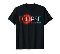 Paris Red Moon: Total Lunar Eclipse Blood Moon 7 Sep 2025 T-Shirt