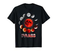 Paris Red Moon: Total Lunar Eclipse Blood Moon 7 Sep 2025 T-Shirt
