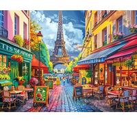 Paris Rue scène Puzzle 300 Pièces pour Adultes Jeu De Challenge Educa Cadeau De Famille Décoration Moderne Détente Créative 300 PCS