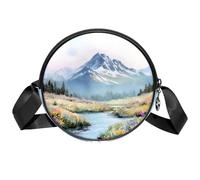 Paris Sac à bandoulière décontracté pour femme, sac de voyage multifonction léger avec bandoulière réglable, pour randonnée, shopping, usage quotidien, Multi 15., 7x1.8 in