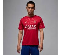 Paris Saint-Germain 2024/25 Fourth Jordan Dri-Fit Haut de Football à Manches Courtes pré-Match pour Homme, Wings Jrdn Red/Wings Jrdn Red/Phantom, HJ2987-659, 2XL