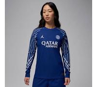 Paris Saint-Germain 2024/25 Match Fourth Jordan Dri-Fit ADV Authentic Maillot de Football à Manches Longues pour Femme, Blue Void/Phantom/Phantom, HJ7330-494, S
