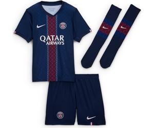 Paris Saint-Germain 2025/26 Stadium Home Lot de trois T-shirts de football Nike Replica pour enfants plus jeunes minuit marine/blanc HJ5626-411 S