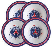 Paris Saint-Germain 4 x Bol PSG - Micro ondable - Collection Officielle 16 cm