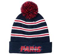 Paris Saint-Germain Bonnet Pompon PSG - Collection Officielle Taille Adulte