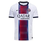 Nike Paris Saint-Germain Match Uit Shirt Dembélé Blanc/Bleu Marine/Rouge XL