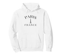 Paris Simple Elégant Chic avec Tour Eiffel Sweat à Capuche