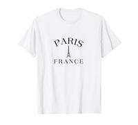 Paris Simple Elégant Chic avec Tour Eiffel T-Shirt